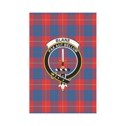 Clan Blane Tartan Crest Garden Flag CK56 Clan Blane Tartan Today   