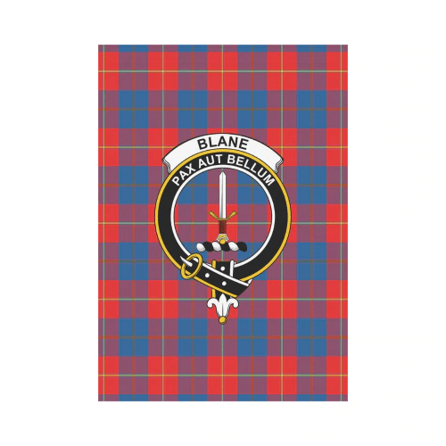 Clan Blane Tartan Crest Garden Flag CK56 Clan Blane Tartan Today   