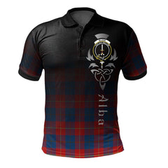 Clan Blane Tartan Polo Shirt - Alba Celtic Style JQ49 Blane Tartan Tartan Polo   