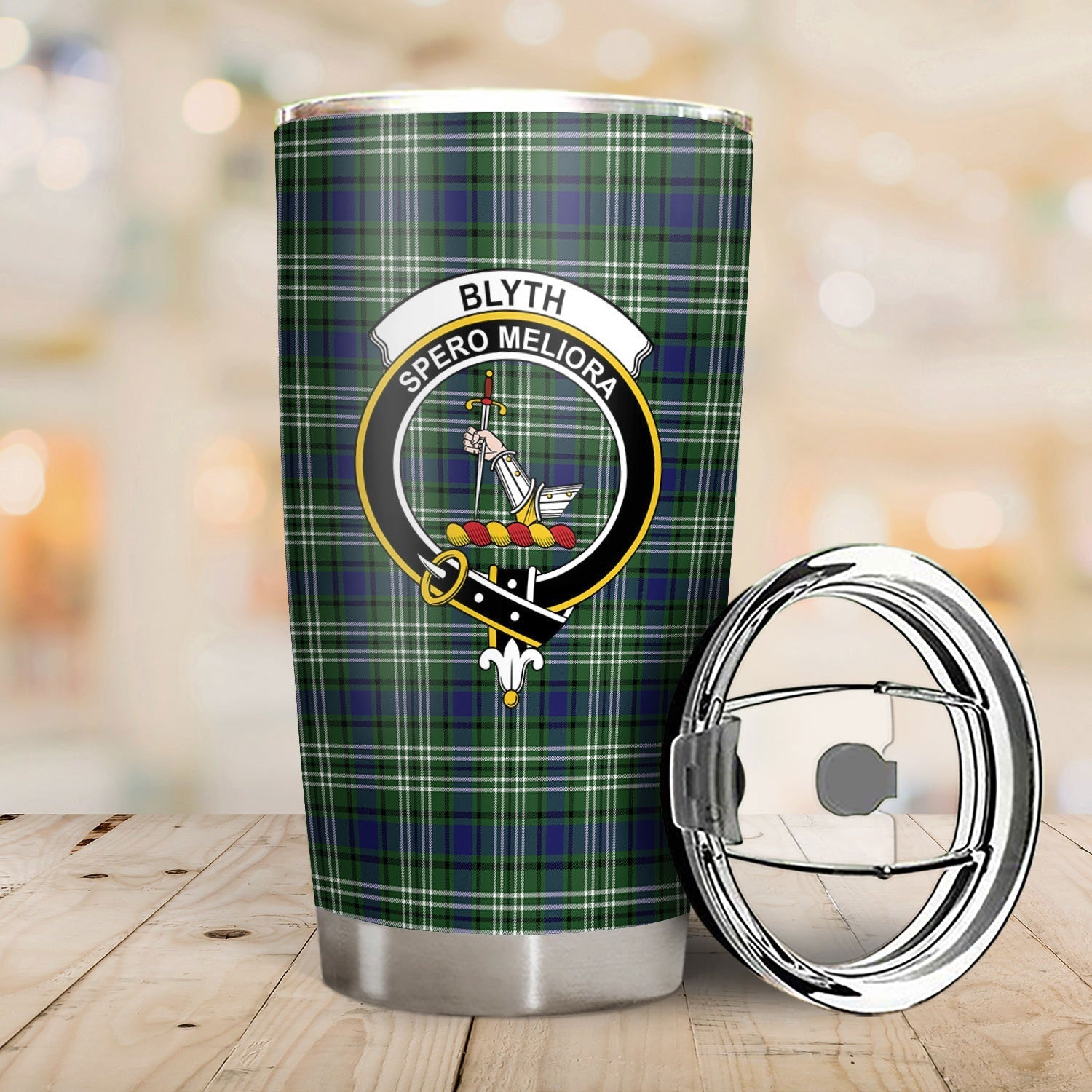 Clan Blyth Tartan Crest Tumbler TG47 Clan Blyth Tartan Today   