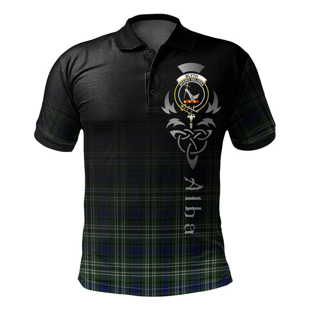 Clan Blyth Tartan Polo Shirt - Alba Celtic Style GH77 Blyth Tartan Tartan Polo   