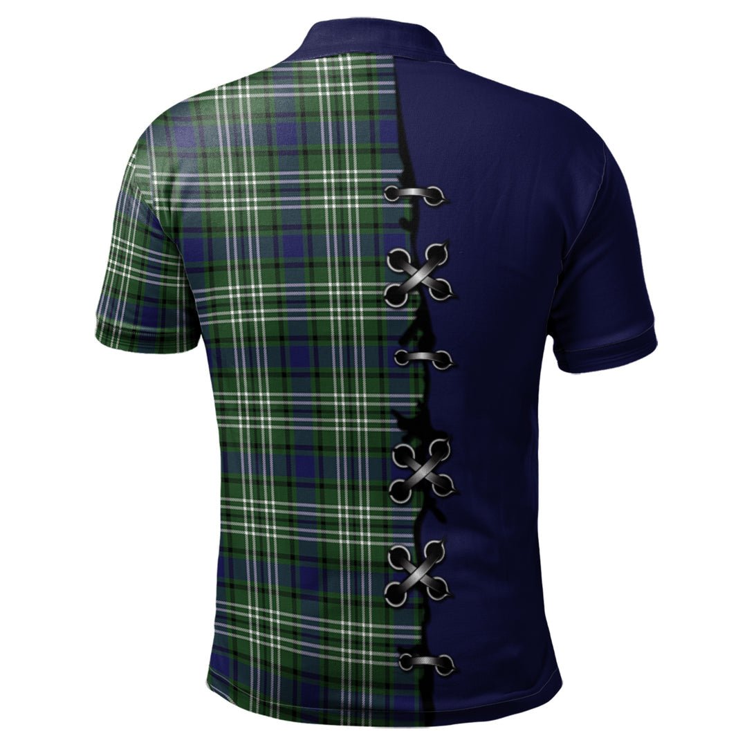 Clan Blyth Tartan Polo Shirt - Lion Rampant And Celtic Thistle Style BM48 Blyth Tartan Tartan Polo   