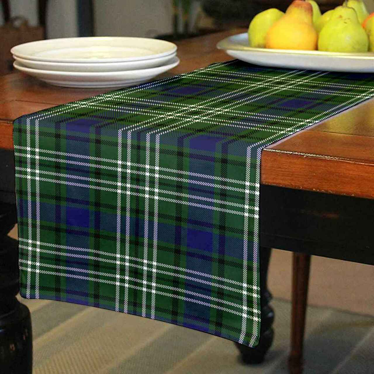 Clan Blyth Tartan Table Runner Cotton GU65 Blyth Tartan Tartan Table Runner   