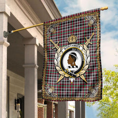 Clan Borthwick Ancient Tartan Crest Garden Flag  - Celtic Thistle  ZE97 Clan Borthwick (Borthwick Tartan) Tartan Today   