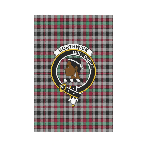 Clan Borthwick Ancient Tartan Crest Garden Flag VS72 Clan Borthwick (Borthwick Tartan) Tartan Today   