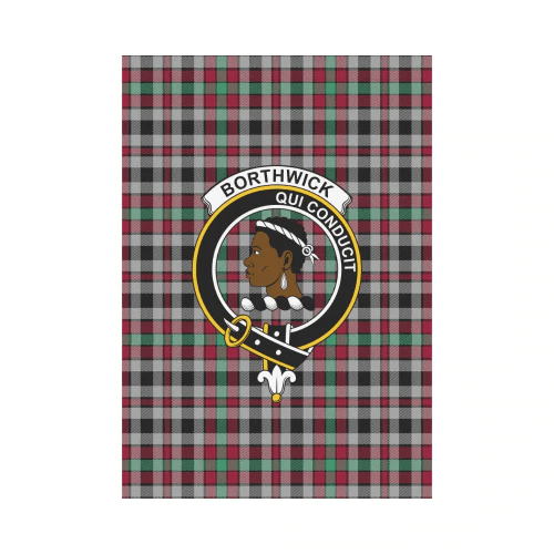 Clan Borthwick Ancient Tartan Crest Garden Flag VS72 Clan Borthwick (Borthwick Tartan) Tartan Today   