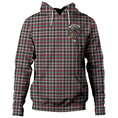 Clan Borthwick Ancient Tartan Hoodie Crest WJWSQTG0-1 Clan Borthwick (Borthwick Tartan) Tartan Hoodies   