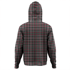 Clan Borthwick Ancient Tartan Hoodie Crest WJWSQTG0-1 Clan Borthwick (Borthwick Tartan) Tartan Hoodies   