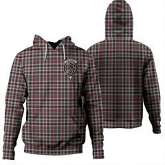 Clan Borthwick Ancient Tartan Hoodie Crest WJWSQTG0-1 Clan Borthwick (Borthwick Tartan) Tartan Hoodies   