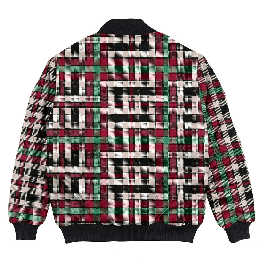 Clan Borthwick Dress Ancient Tartan Clan Bomber Jacket PI11 Clan Borthwick (Borthwick Tartan) Tartan Bomber Jacket   