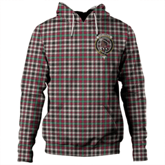 Clan Borthwick Dress Ancient Tartan Hoodie Crest VYTNFIUD-1 Clan Borthwick (Borthwick Tartan) Tartan Hoodies   