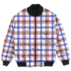 Clan Boswell Modern Tartan Bomber Jacket TF40 Boswell Modern Tartan Tartan Bomber Jacket   