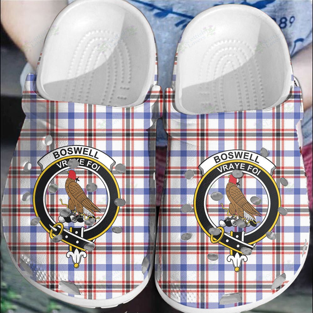 Clan Boswell Modern Tartan Crest Clogs Classic ZO30 Boswell Modern Tartan Tartan Today   