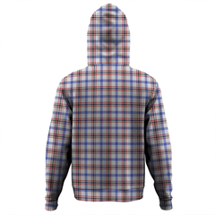 Clan Boswell Modern Tartan Hoodie Crest 5FHAAMH7-1 Boswell Modern Tartan Hoodies   