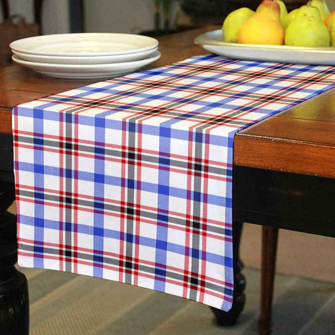 Clan Boswell Modern Tartan Table Runner Cotton MA40 Boswell Modern Tartan Tartan Table Runner   