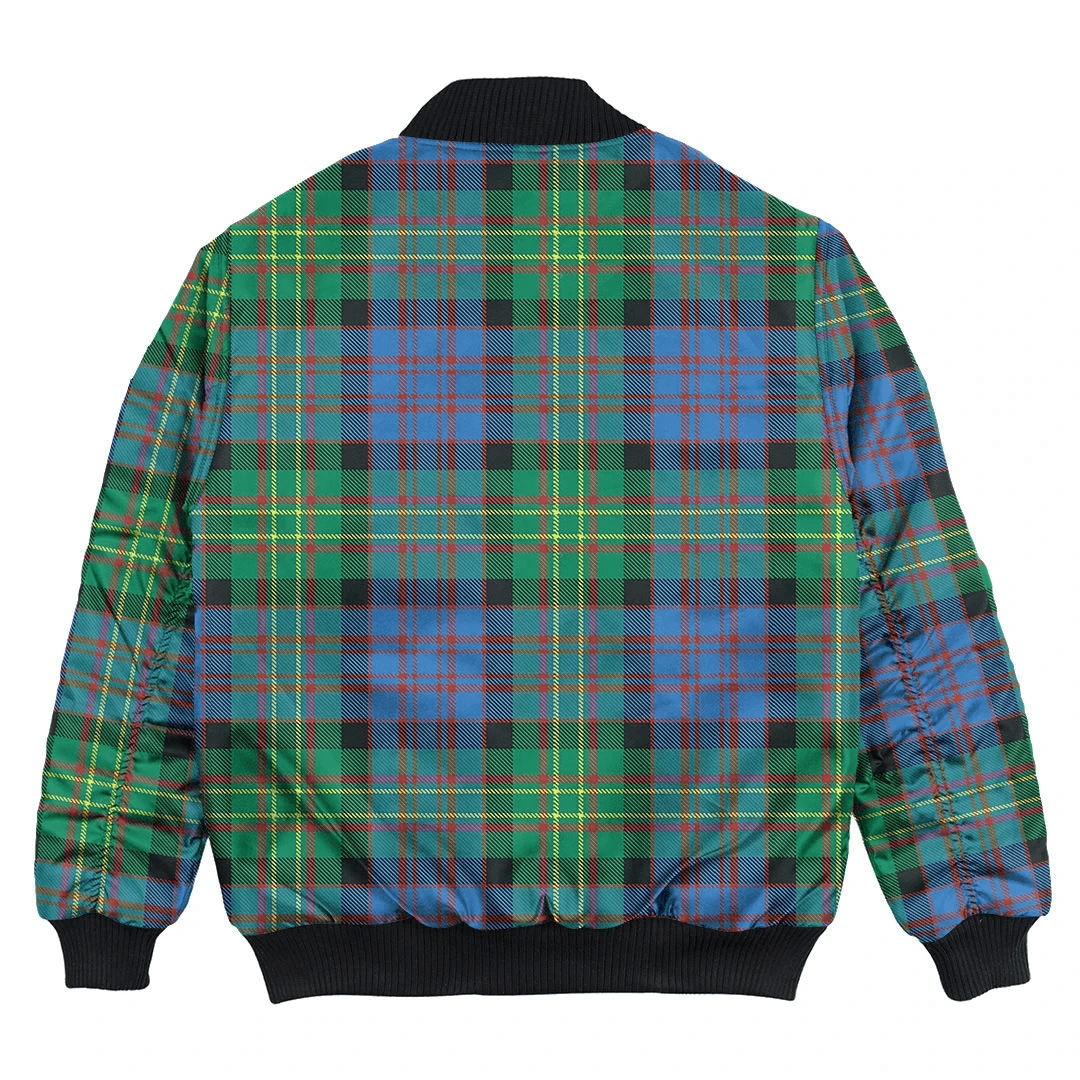 Clan Bowie Ancient Tartan Bomber Jacket YF79 Bowie Ancient Tartan Tartan Bomber Jacket   