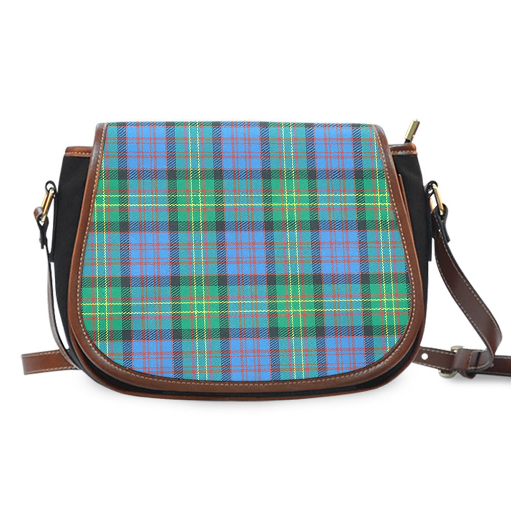 Clan Bowie Ancient Tartan Saddle Handbags RW55 Clan Bowie Tartan Today   