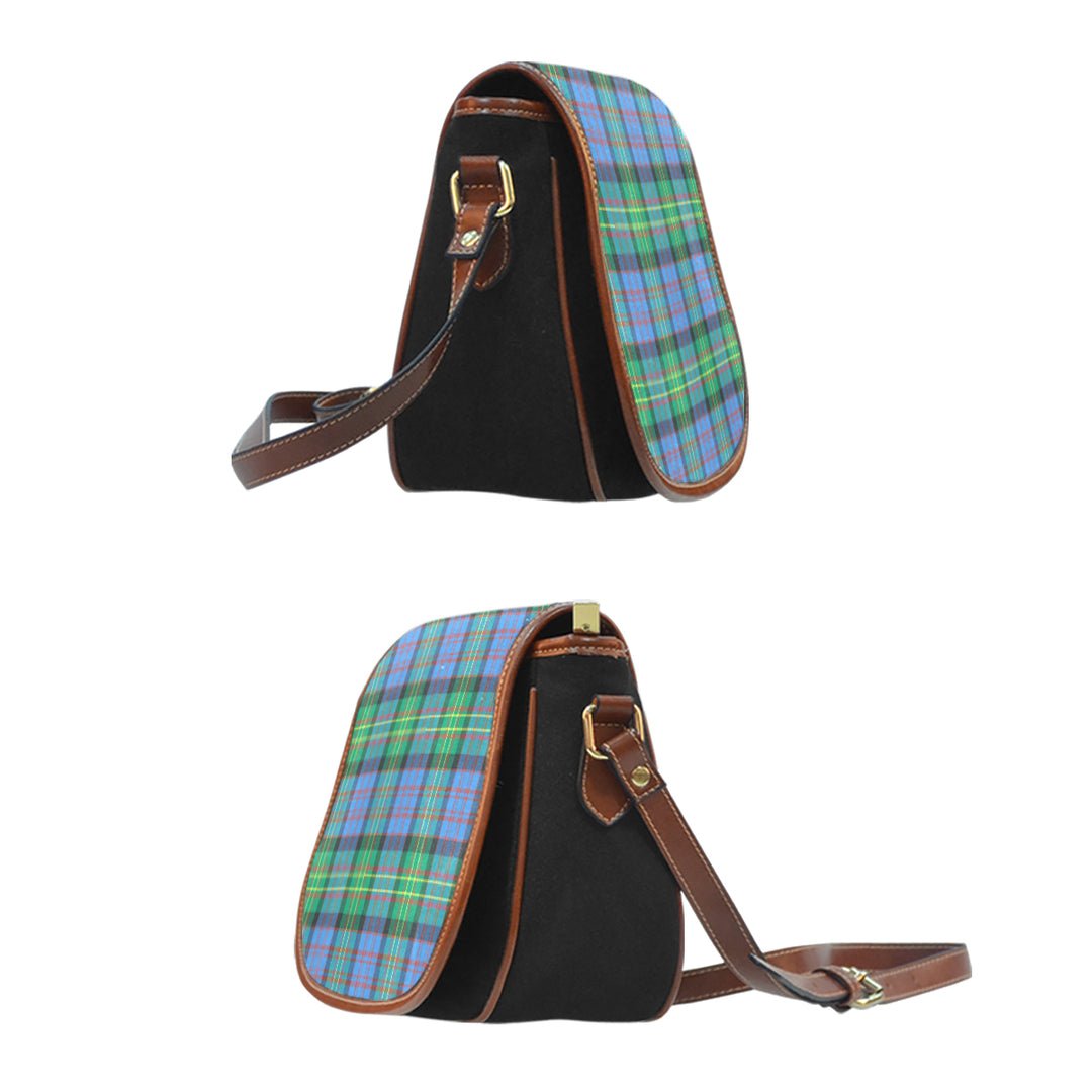 Clan Bowie Ancient Tartan Saddle Handbags RW55 Clan Bowie Tartan Today   