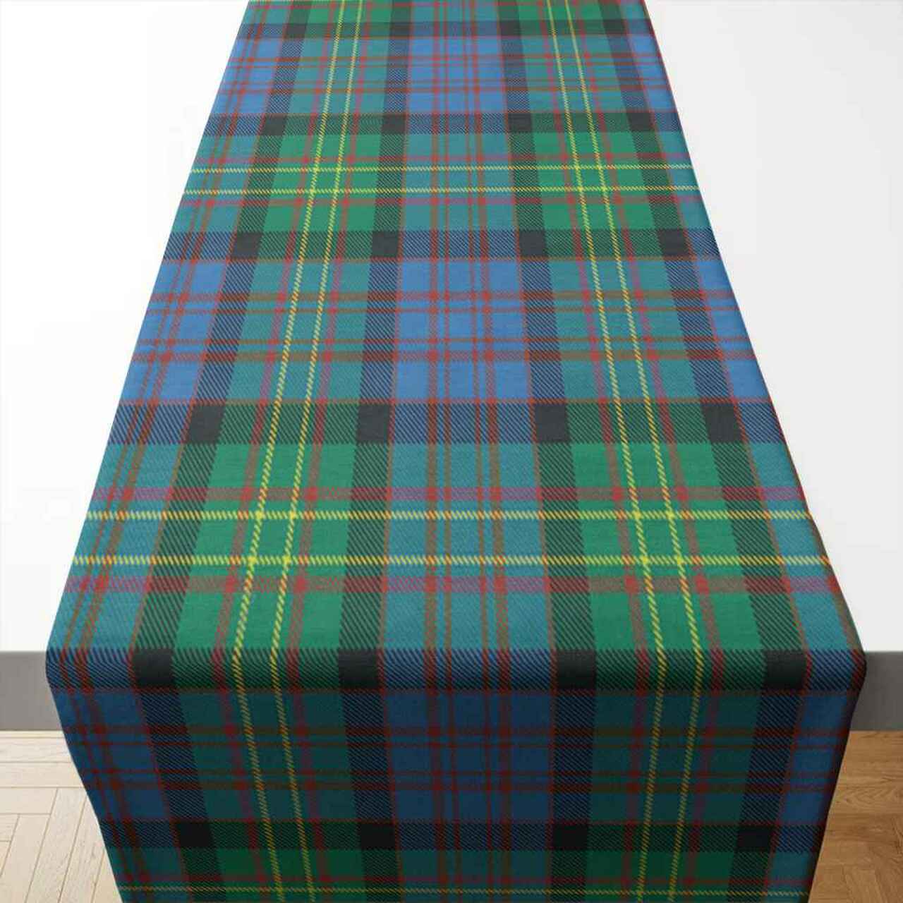 Clan Bowie Ancient Tartan Table Runner Cotton CD86 Bowie Ancient Tartan Tartan Table Runner   