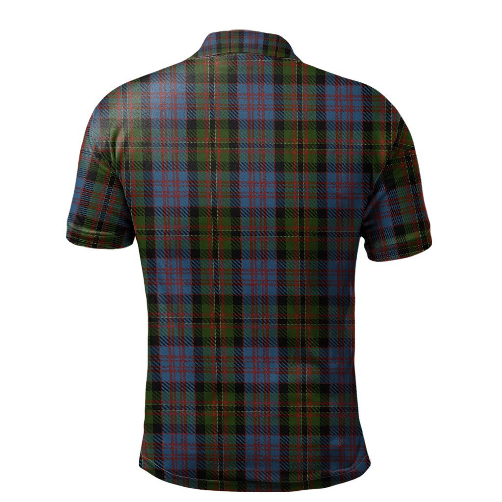 Clan Bowie Black Tartan Polo Shirt SR83 Bowie Black Tartan Tartan Polo   