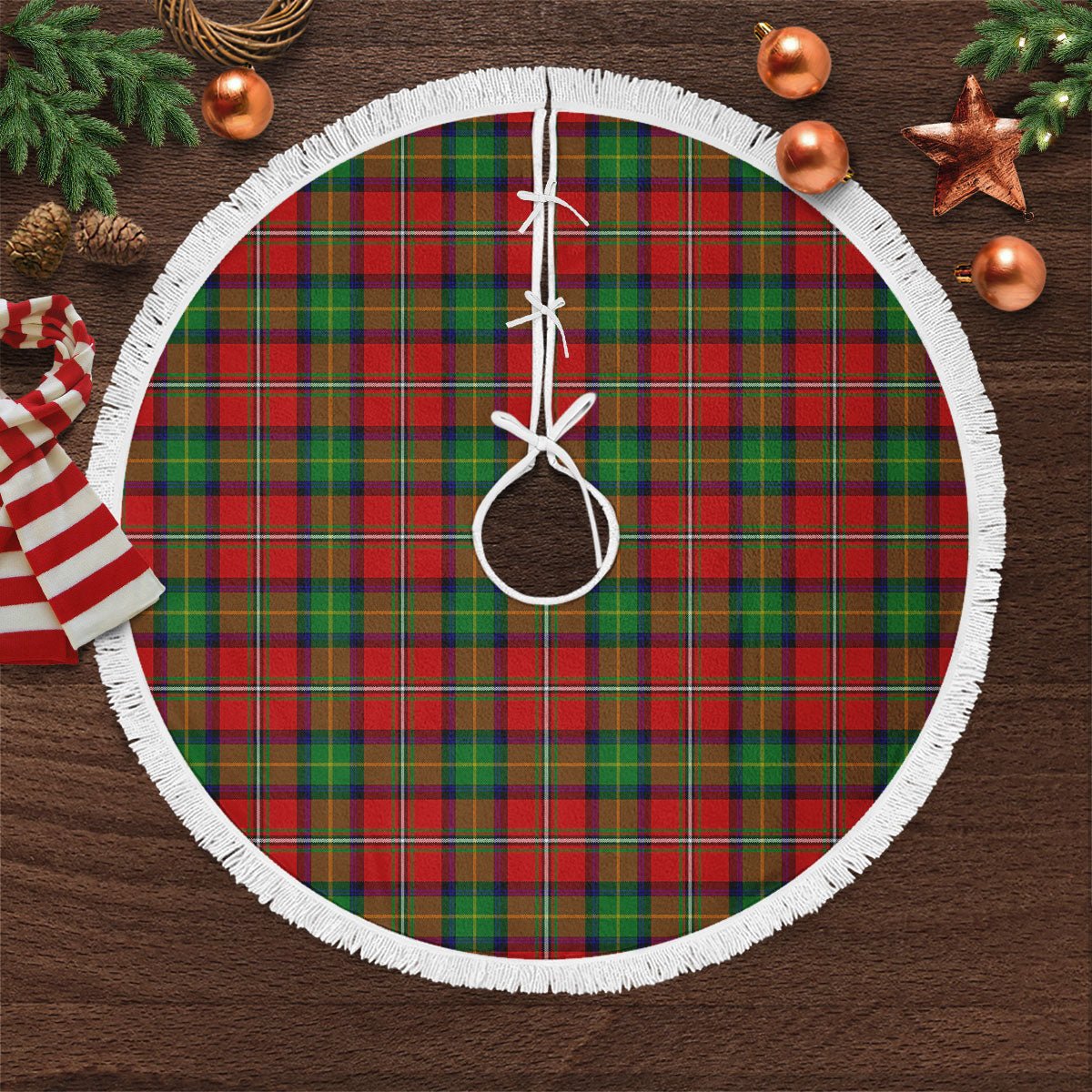 Clan Boyd Modern Tartan Christmas Tree Skirt XN41 Boyd Modern Tartan Tartan Christmas   