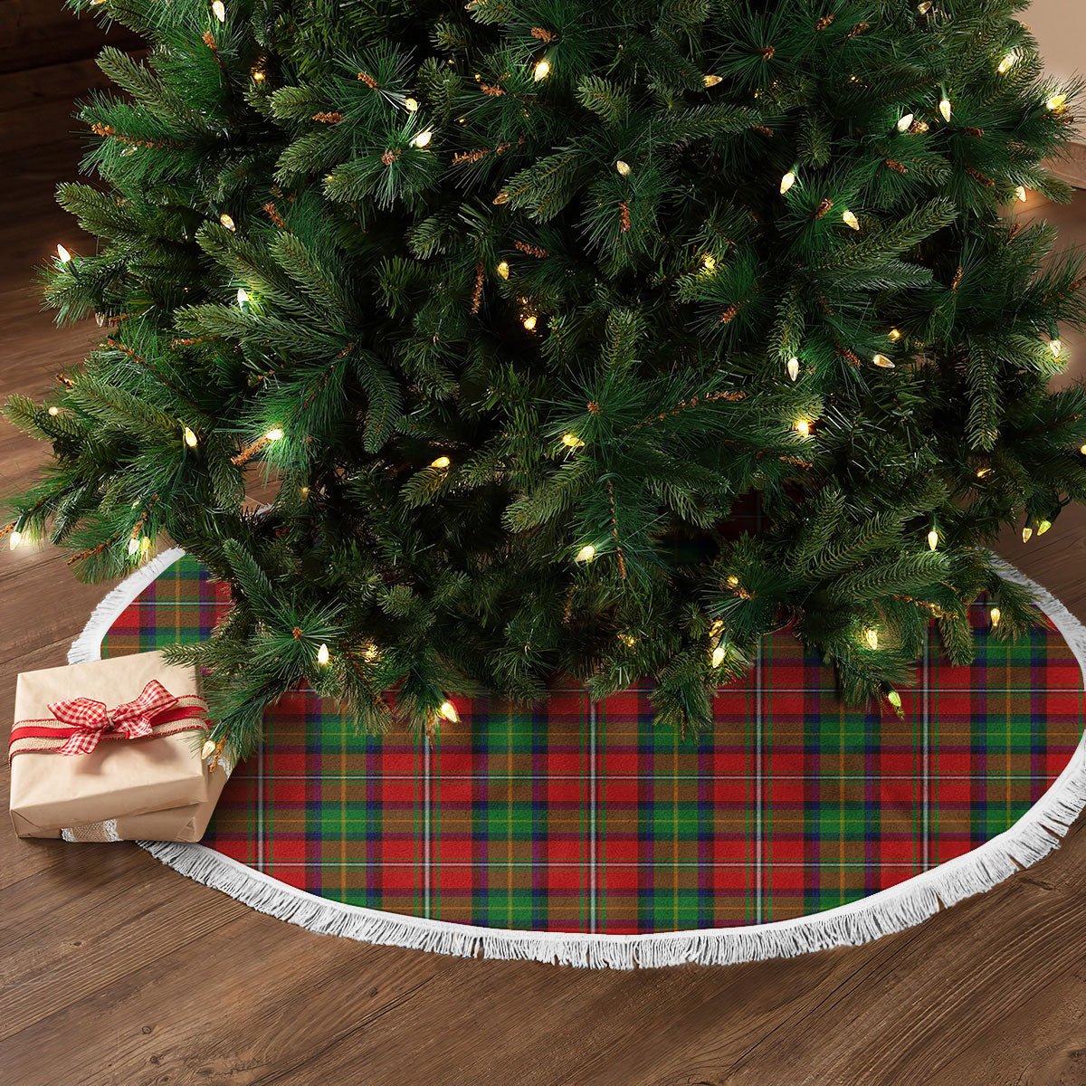 Clan Boyd Modern Tartan Christmas Tree Skirt XN41 Boyd Modern Tartan Tartan Christmas   