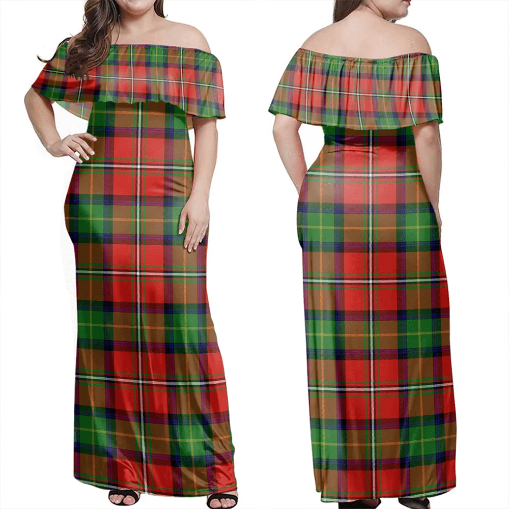 Clan Boyd Modern Tartan Hawaii Dress HV98 Clan Boyd Tartan Hawaii Dress   