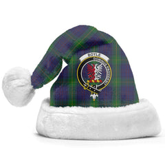 Clan Boyle Tartan Crest Christmas Santa Hat OG50 Boyle Tartan Tartan Santa Hat   