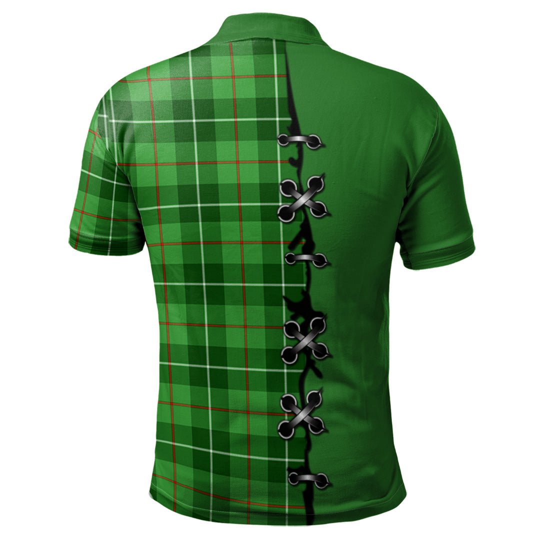 Clan Boyle Tartan Polo Shirt - Lion Rampant And Celtic Thistle Style LA64 Boyle Tartan Tartan Polo   