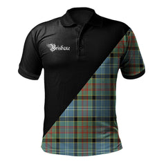 Clan Brisbane modern Clan - Military Polo Shirt KE12 Brisbane modern Tartan Tartan Polo   