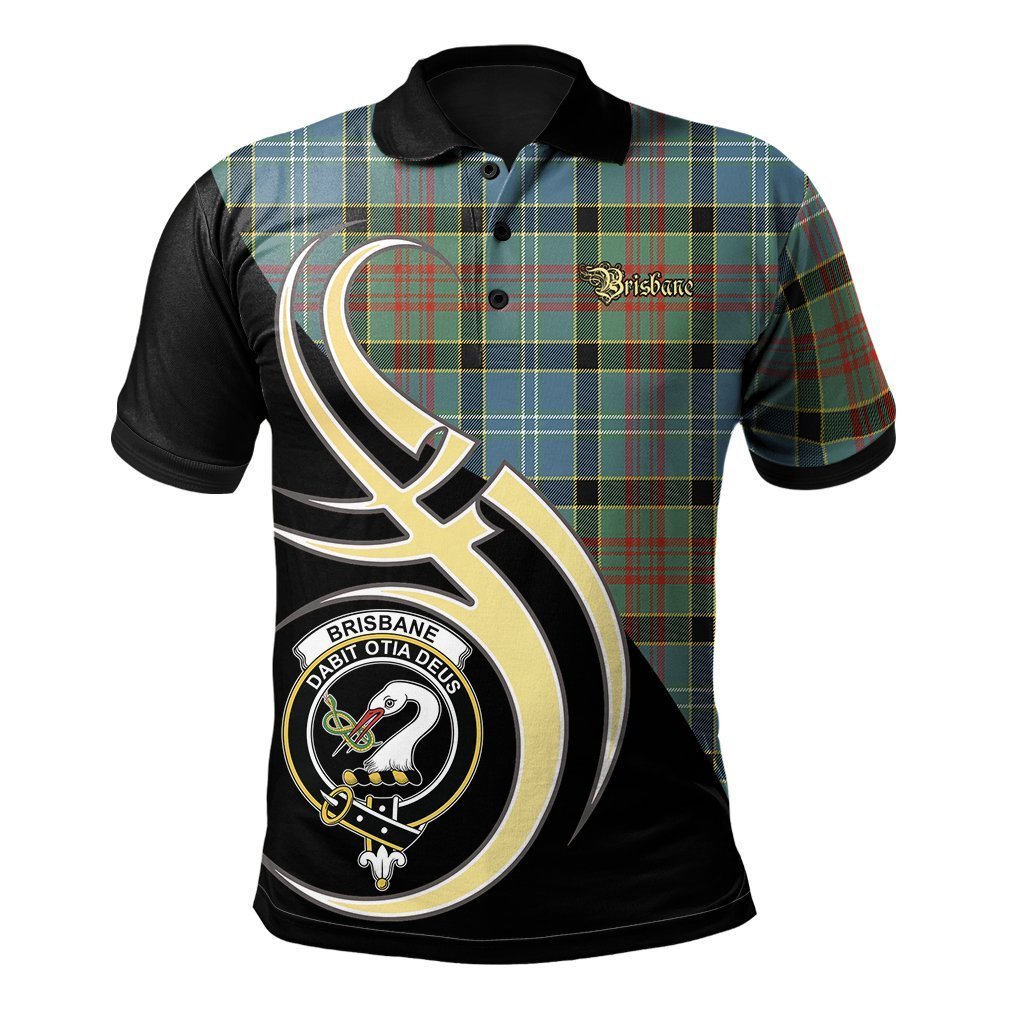 Clan Brisbane Modern Tartan Polo Shirt - Believe In Me Style HY11 Brisbane Modern Tartan Tartan Polo   