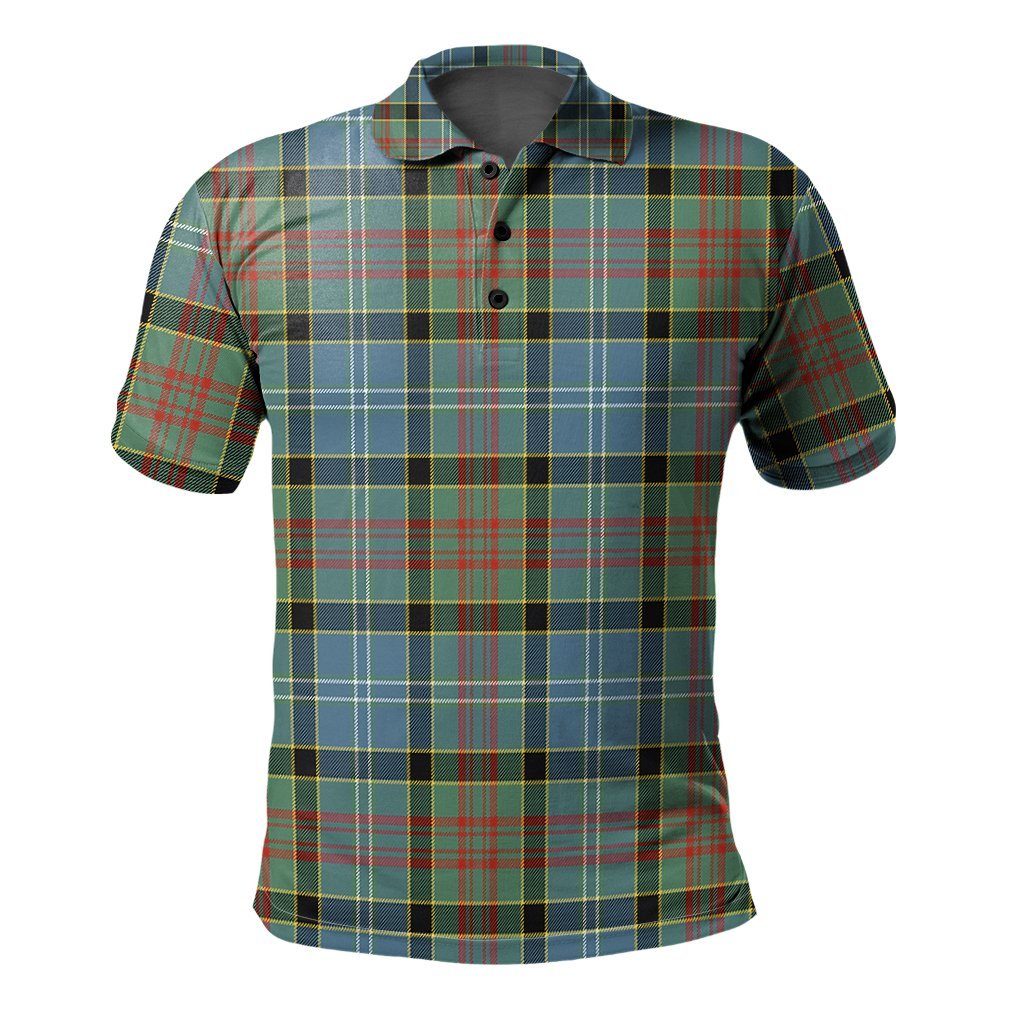 Clan Brisbane Modern Tartan Polo Shirt TZ45 Brisbane Modern Tartan Tartan Polo   