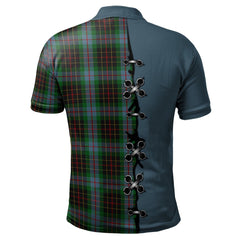 Clan Brodie Hunting Tartan Polo Shirt - Lion Rampant And Celtic Thistle Style LZ49 Brodie Hunting Tartan Tartan Polo   