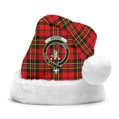 Clan Brodie Modern Tartan Crest Christmas Santa Hat OF31 Brodie Modern Tartan Tartan Santa Hat   