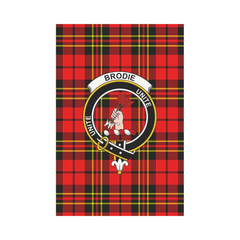 Clan Brodie Modern Tartan Crest Garden Flag KC38 Clan Brodie Tartan Today   