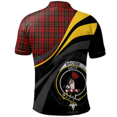 Clan Brodie Tartan Polo Shirt - Royal Coat Of Arms Style EM47 Brodie Tartan Tartan Polo   