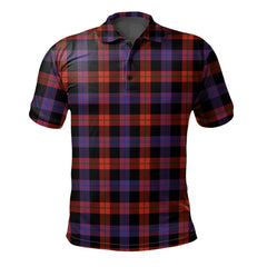 Clan Broun Modern Tartan Polo Shirt SN80 Broun Modern Tartan Tartan Polo   