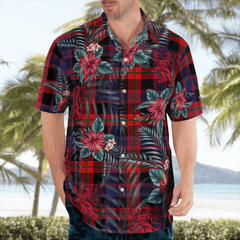 Clan Broun Tartan Scottish Lion Hawaiian Shirt EZ70 Broun Tartan Tartan Hawaii Shirt   