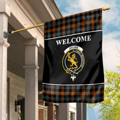 Clan Brown Ancient Tartan Crest Black Garden Flag TW15 Clan Brown / Broun Tartan Today   