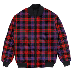 Clan Brown Modern Tartan Bomber Jacket VV53 Brown Modern Tartan Tartan Bomber Jacket   