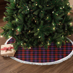 Clan Brown Modern Tartan Christmas Tree Skirt NS98 Brown Modern Tartan Tartan Christmas   