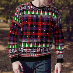 Clan Brown Modern Tartan Christmas Ugly Sweater PC51 Brown Modern Tartan Tartan Ugly Sweater   