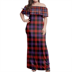 Clan Brown Modern Tartan Hawaii Dress BT15 Clan Brown / Broun Tartan Hawaii Dress   