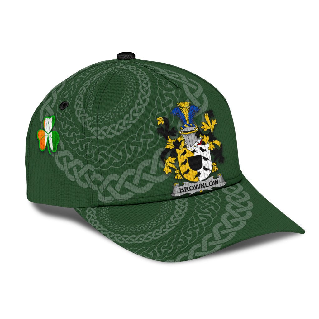 Clan Brownlow Coat Of Arms - Irish Family Crest St Patrick's Day Classic CapAI14 Classic Cap - Brownlow Coat Of Arms St Patrick's Day Classic Cap Irish Cap   