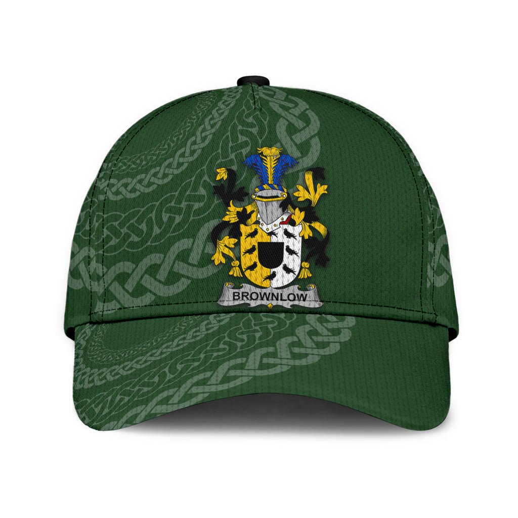 Clan Brownlow Coat Of Arms - Irish Family Crest St Patrick's Day Classic CapAI14 Classic Cap - Brownlow Coat Of Arms St Patrick's Day Classic Cap Irish Cap   