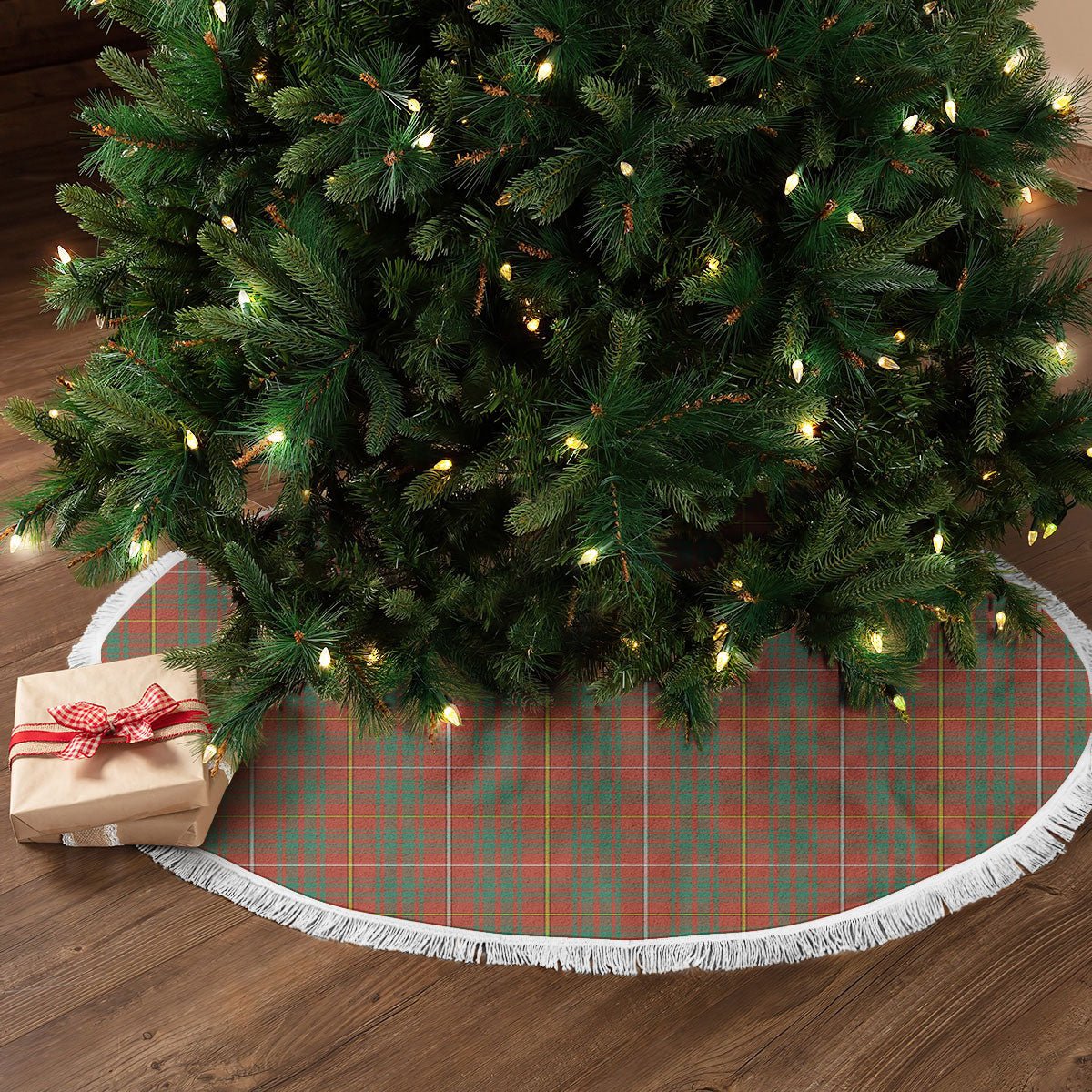 Clan Bruce Ancient Tartan Christmas Tree Skirt JC35 Bruce Ancient Tartan Tartan Christmas   