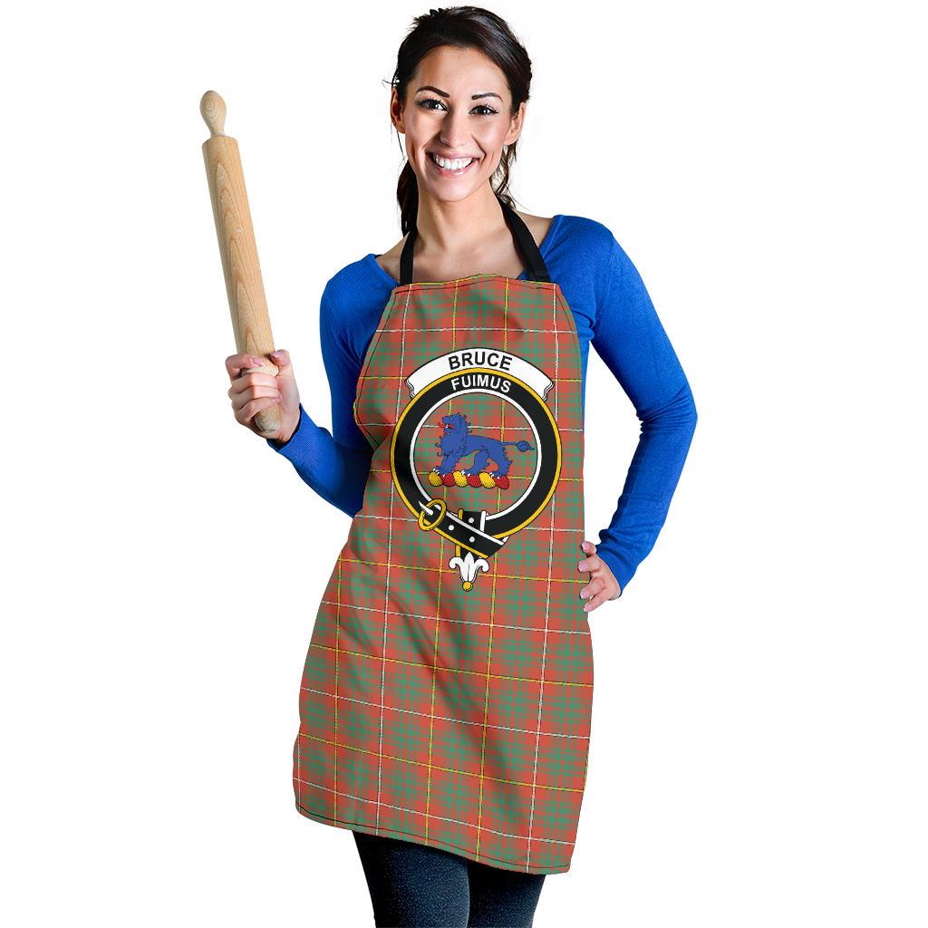 Clan Bruce Ancient Tartan Crest Apron TM26 Clan Bruce Tartan Today   