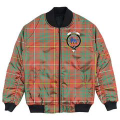 Clan Bruce Ancient Tartan Crest Bomber Jacket LD13 Bruce Ancient Tartan Tartan Bomber Jacket   