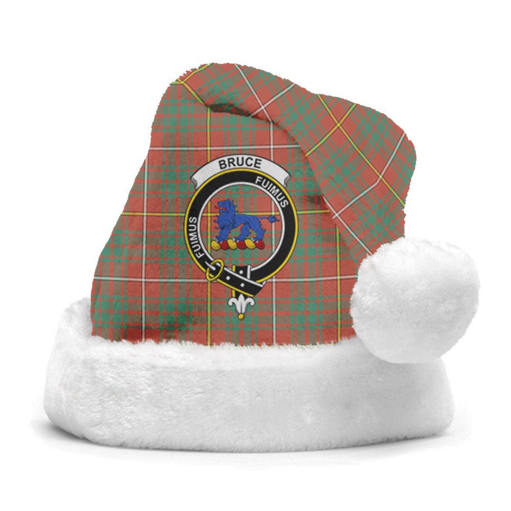 Clan Bruce Ancient Tartan Crest Christmas Santa Hat YI50 Bruce Ancient Tartan Tartan Santa Hat   