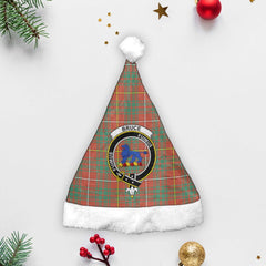 Clan Bruce Ancient Tartan Crest Christmas Santa Hat YI50 Bruce Ancient Tartan Tartan Santa Hat   